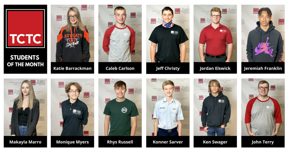 April and May Students of the Month